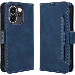 Pouzdro s klopou Card Slot pro Oppo Reno 15 FS, modré