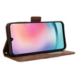 Klopové pouzdro pro Samsung Galaxy A25 5G, Card Slot, hnědé
