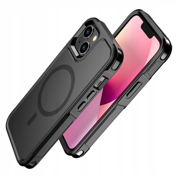 Pouzdro pro iPhone 13 Mini, MagForce MagSafe, černé