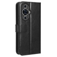 Klopové pouzdro pro Huawei Nova 11 Pro, Crazy Horse Wallet, černé