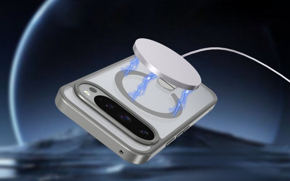 Hybridní pouzdro Fusion pro Google Pixel 10 Pro XL, pro MagSafe, se stojánkem, šedé