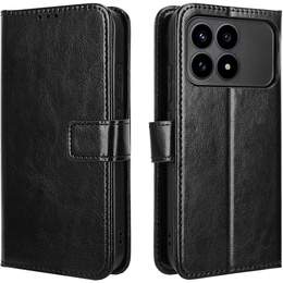 Pouzdro s klopou Crazy Horse Wallet pro Xiaomi Poco F8 Pro