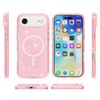Pouzdro pro iPhone Air, pro MagSafe, třpytivé, průsvitně růžové