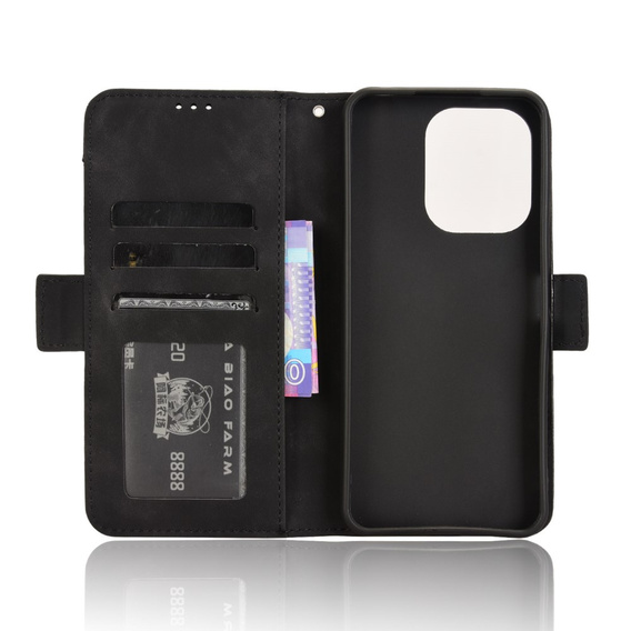 Klopové pouzdro pro Xiaomi Redmi 13, Card Slot, černé