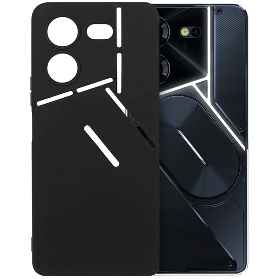 Tenké pouzdro pro Tecno Pova 5 Pro, Slim, černé