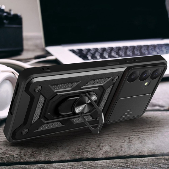 Pouzdro pro Samsung Galaxy A15 4G / 5G, CamShield Slide, černé