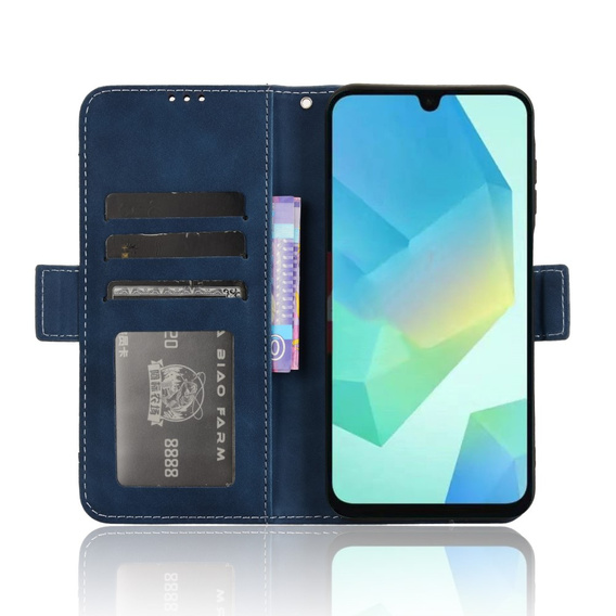 Klopové pouzdro pro Samsung Galaxy A16, Card Slot, námořnicky modré