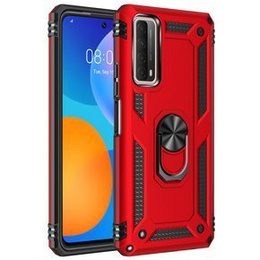 Pancéřové pouzdro pro Huawei P Smart 2021, Nox Case Ring, červené