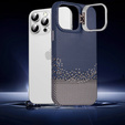Pouzdro iPhone 15 Pro Max, Frame Kickstand, pro MagSafe, Sand Blue