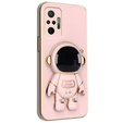 Pouzdro pro Xiaomi Redmi Note 10 Pro, Astronaut, růžové rose gold