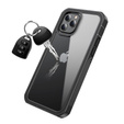 Pouzdro pro iPhone 12/12 Pro, Shockproof, s fólií, černé