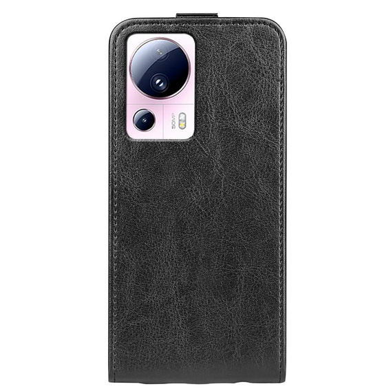 Klopové pouzdro pro Xiaomi 13 Lite, Flip, černé