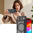 Matné pouzdro pro iPhone Air, pro MagSafe, s ochranou fotoaparátu, černé