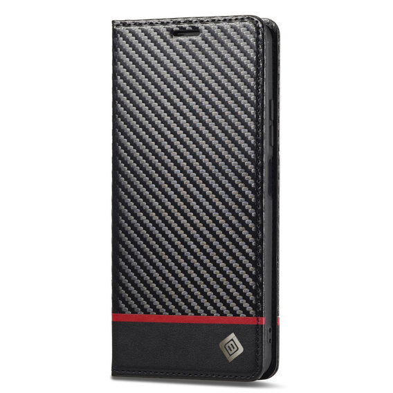 Flipové pouzdro pro Xiaomi Redmi Note 13 5G, Carbon LC.IMEEKE, černé