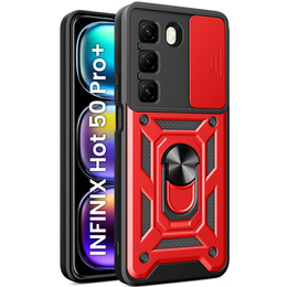 Pouzdro pro Infinix Hot 50 Pro+ 4G, CamShield Slide, červené