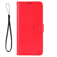 Klopové pouzdro pro Honor 70 5G, Crazy Horse Wallet, červené