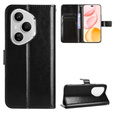 Klopové pouzdro pro Honor 400 Pro 5G, Crazy Horse Wallet, černé