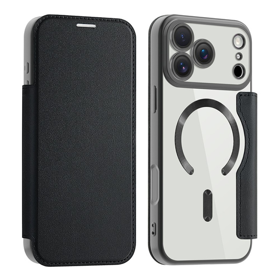 Peněženkové flipové pouzdro MagSafe RFID s ochranou fotoaparátu pro iPhone 17 Pro Max