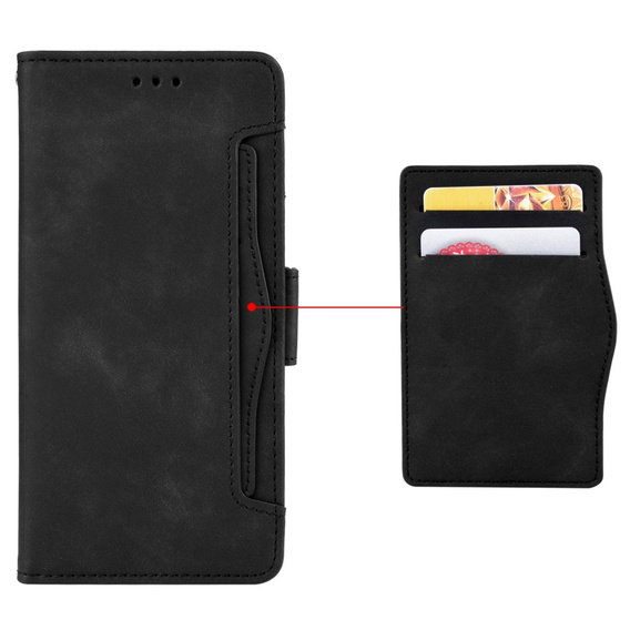 Klopové pouzdro pro OnePlus 12 5G, Card Slot, černé