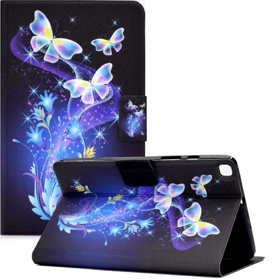 Pouzdro pro Samsung Galaxy Tab A7 Lite 8.7 T220 / T225, butterflies