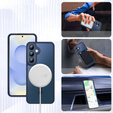 Matné pouzdro pro iPhone 17 Pro, pro MagSafe, průsvitně modré
