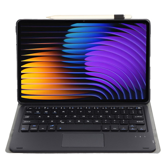 Obal s klávesnicí pro Xiaomi Pad 7 / 7 Pro, TouchPad, černý