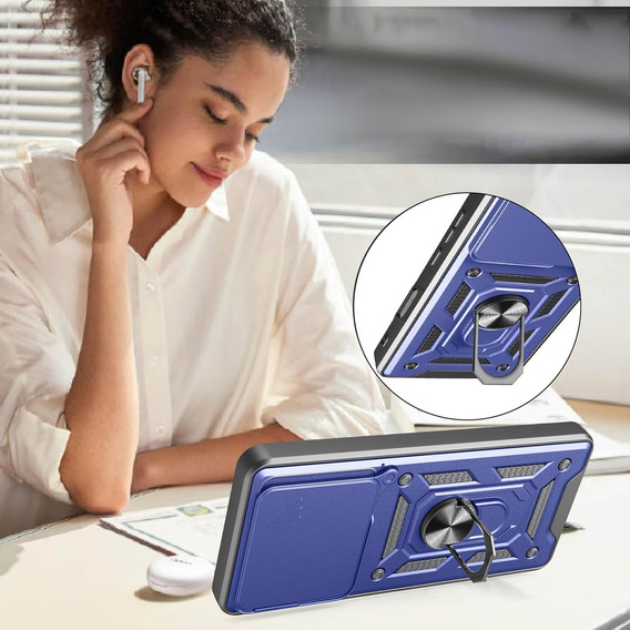 Pouzdro pro Honor 400 Lite, CamShield Slide, modré