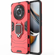 Pouzdro pro Realme 11 Pro / 11 Pro +, Kickstand Ring, červené