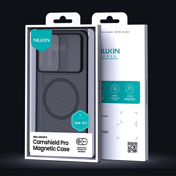 Pouzdro Nillkin CamShield Pro Magnetic pro Samsung Galaxy A57 5G, průhledné / černé