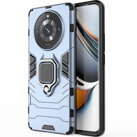 Pouzdro pro Realme 11 Pro / 11 Pro +, Kickstand Ring, modré