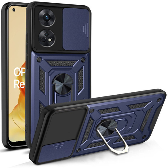 Pouzdro pro Oppo Reno8 T, CamShield Slide, modré