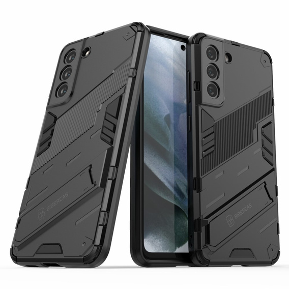 Pouzdro pro Samsung Galaxy S21 FE, Military kickstand, modré