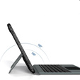 Pouzdro + klávesnice Galaxy Tab S9+, NILLKIN Bumper Pen Slot, černé