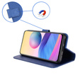 Klopové pouzdro pro Xiaomi Redmi A3, Wallet Smart Magnet, modré