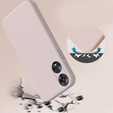 Pouzdro pro Oppo A78 5G, Silicone Lite, růžové