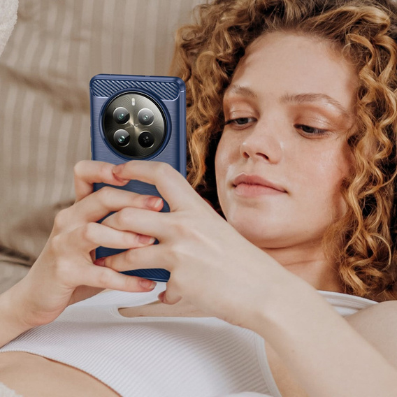 Pouzdro pro Realme 12 Pro 5G / 12 Pro+ 5G, Carbon, modré