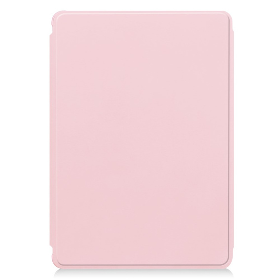 Pouzdro s klávesnicí pro iPad Pro 11" 2024 (5 gen.), Rotary 360° Leather, růžové