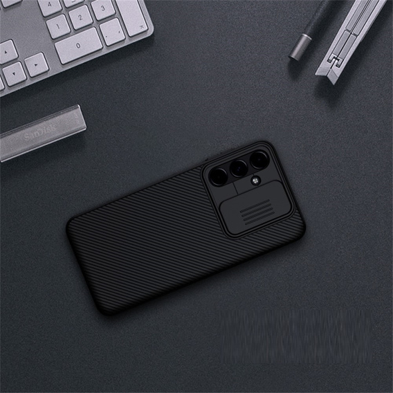 Pouzdro pro Samsung Galaxy A16 5G, obrněné Nillkin, CamShield Pro, černé