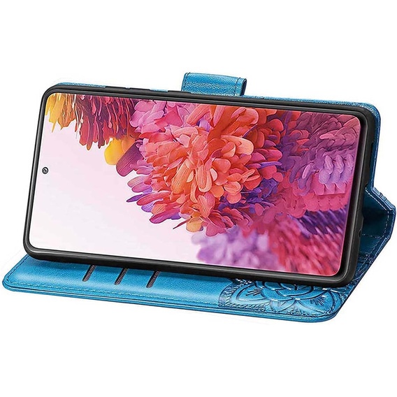 Klopové pouzdro pro Xiaomi Redmi A5, Butterfly, modré