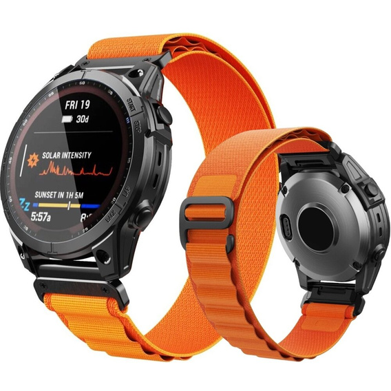 Nylonový řemínek Quickfit pro Garmin Fenix 5/6/6 PRO/7 Forerunner 965/955/945