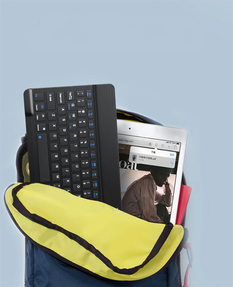 Pouzdro + klávesnice Apple iPad Pro 11" 5 gen. 2024, Leather Pen Slot TouchPad, černé