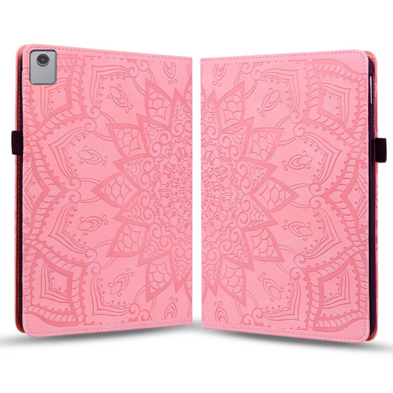 Pouzdro s klopou pro Lenovo Tab M11, flower, růžové