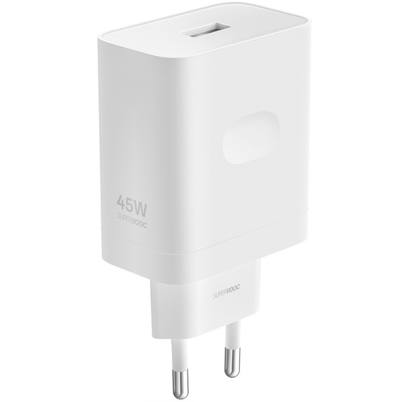 Síťová nabíječka realme SuperVOOC 45 W – bílá - VCB4JAEH Power Adapter