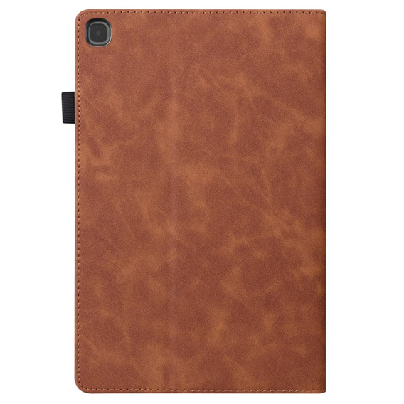 Pouzdro pro Samsung Galaxy Tab S6 Lite, Classic, s prostorem pro stylus, hnědé