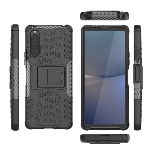 Pouzdro pro Sony Xperia 10 V, Tire Armor, černé