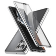 Pouzdro pro Samsung Galaxy S23 Ultra, Magnetic Dual Glass, stříbrné