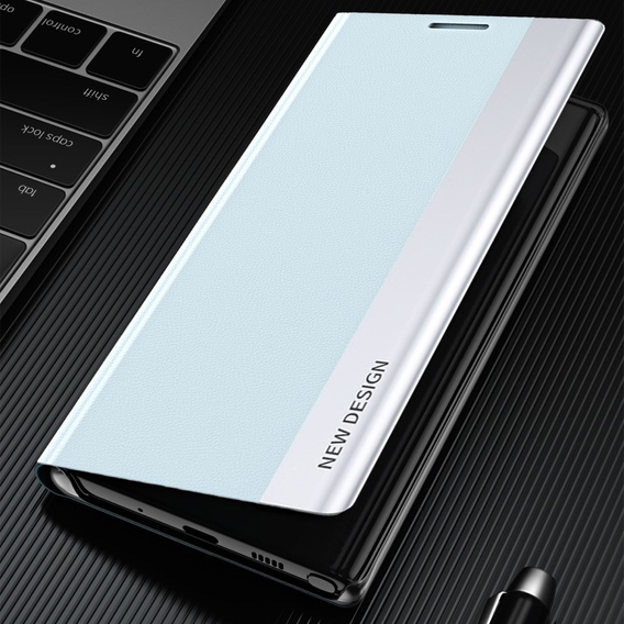 Klopové pouzdro pro Samsung Galaxy A33 5G, Side Magnetic, světle modré
