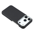 Pouzdro pro iPhone 17 Pro, Carbon Fiber, pro MagSafe, černé