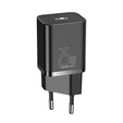 Síťová nabíječka Baseus Super Si PD 25 W USB-C + kabel USB-C, černá