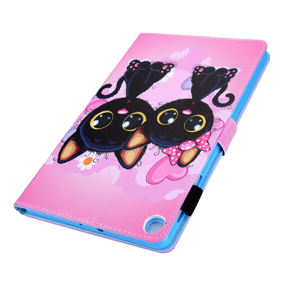 Pouzdro pro Samsung Galaxy Tab A9 X110 / X115, two cats